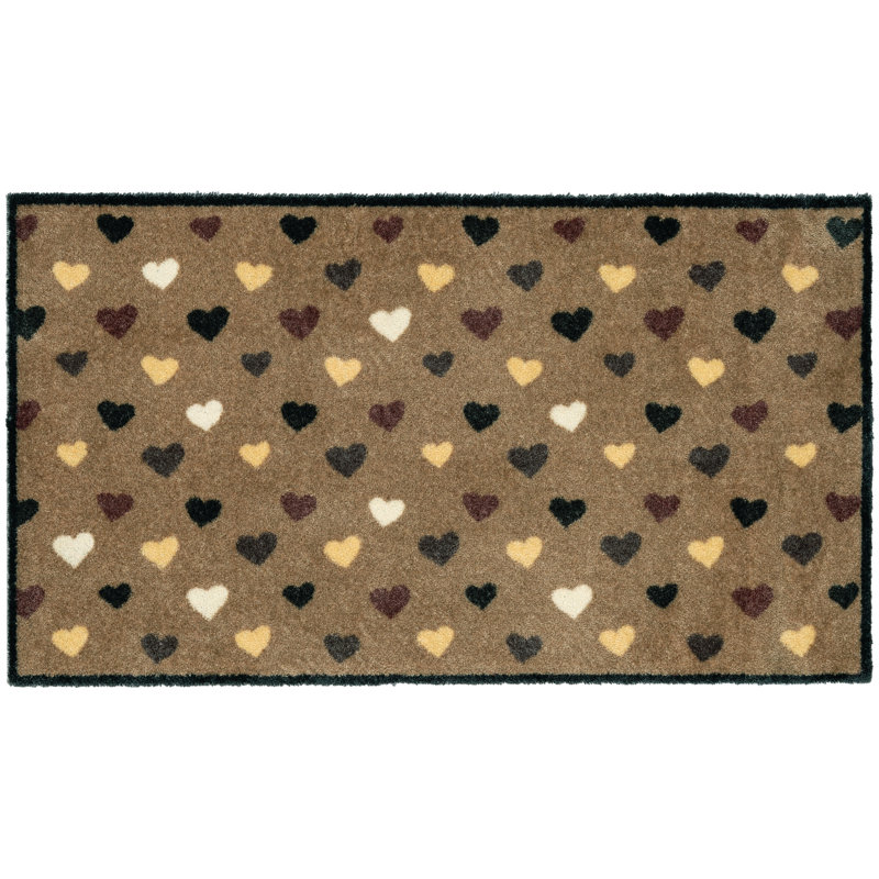Aiofe Non-Slip Indoor Doormat, 0.8cm H x 67cm W x 120cm L