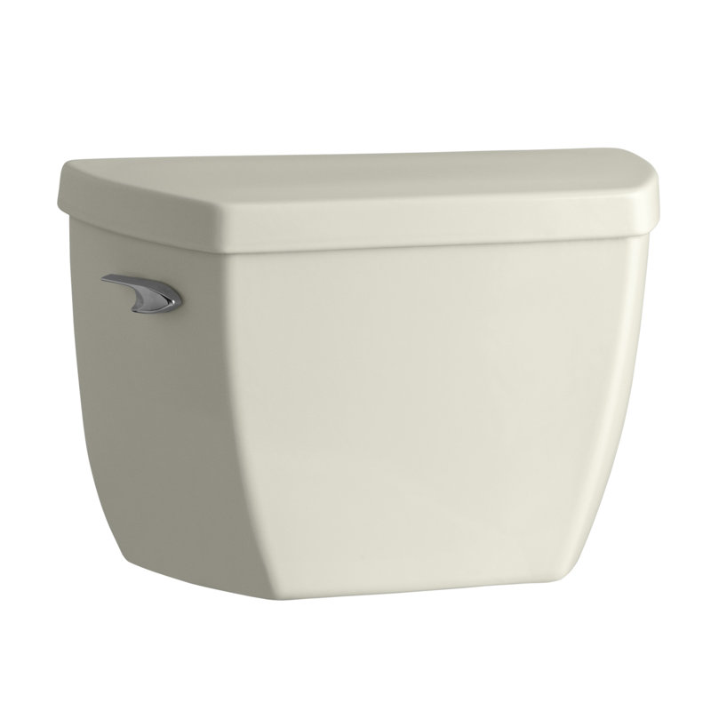 Cuve de toilette 1,0 gpf avec levier de déclenchement à gauche classic Highline, Biscuit
