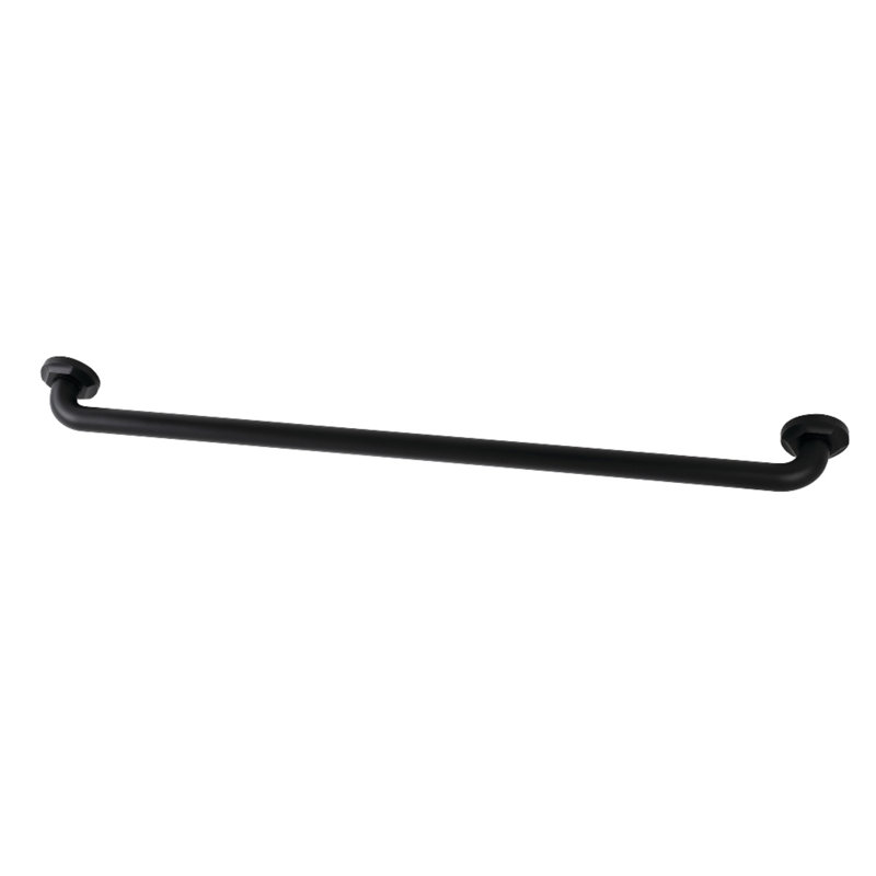 Kingston Brass Metropolitan 1-1/4 Inch O.D Grab Bar, 36" W, Matte Black