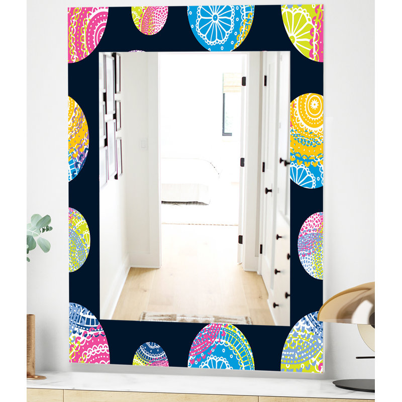 Miroir de salle de bain/meuble-lavabo à cercles dentelle ed ed, H 24 po x l 32 po