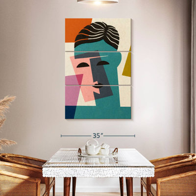 Portrait d'un homme abstrait Leisha