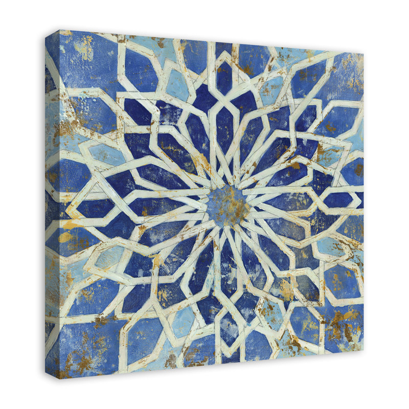 Motif de carreaux décoratifs - Reproduction d'art sur toile sans cadre