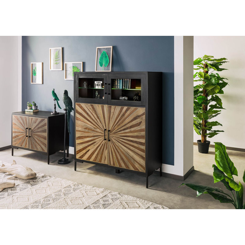 120cm Solid Wood Sideboard