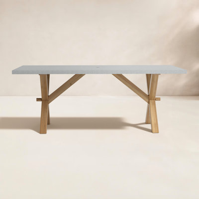 Akiva 80" Teak Patio Dining Table