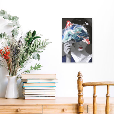 Geisha Koi Fan Dream Elegant