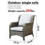 Chaise de patio avec coussins Moreno-1402443957