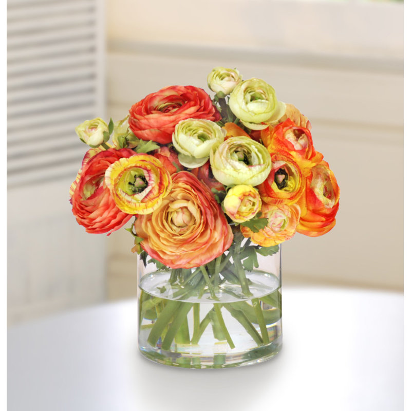 Mixed Orange Ranunculus
