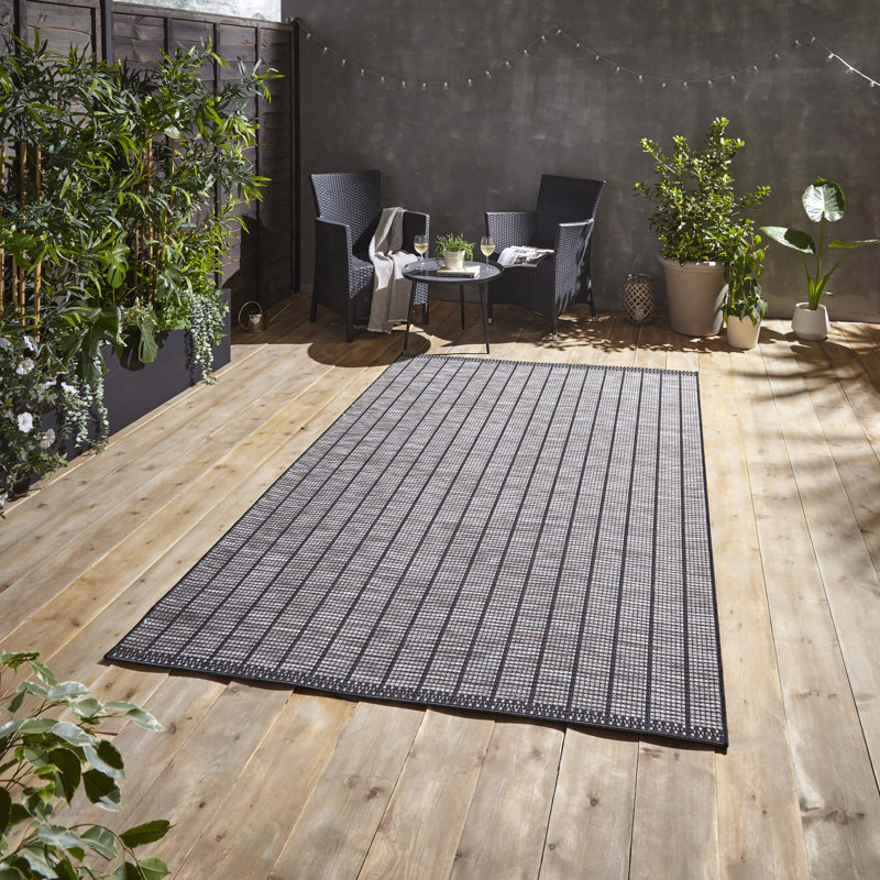Johana area rug Machine Woven Rectangle Black, Rectangle 160cm x 220cm