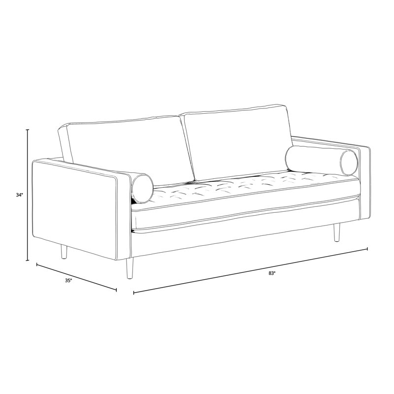 Geo 84" Upholstered Sofa