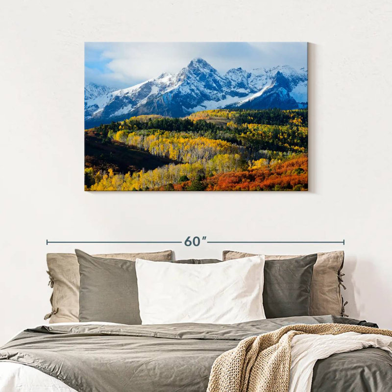 Paysage de montagne à Alvord, H 30 po x l 45 po