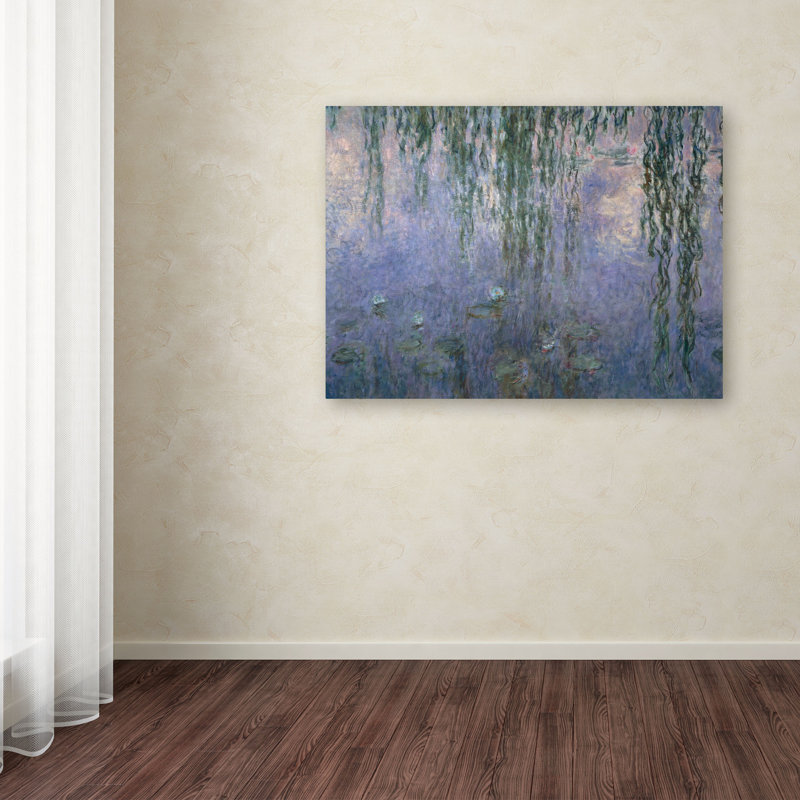« water lilies iii 1840-1926 » par claude monet, reproduction d’art sur toile tendue, H 24 po x l 32 po x P 2 po