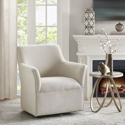 Fauteuil demi-tonneau pivotant de 30,75 po de largeur Tallahassee