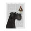 " Schnauzer, Black, Ice Cream Text " by Fab Funky-33420809