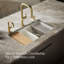 Riverby® 33" undermount double-bowl workstation kitchen sink-1894224686