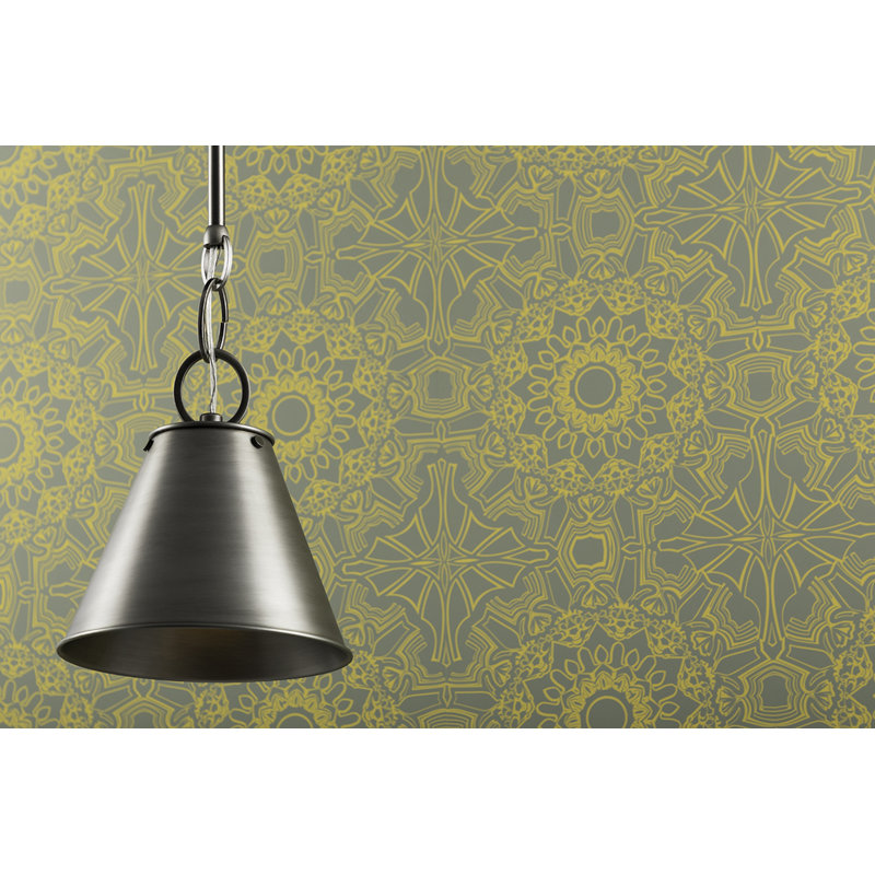 Altamont 1 - Light Pendant, Historic Nickel, 9" H x 8" W x 8" D