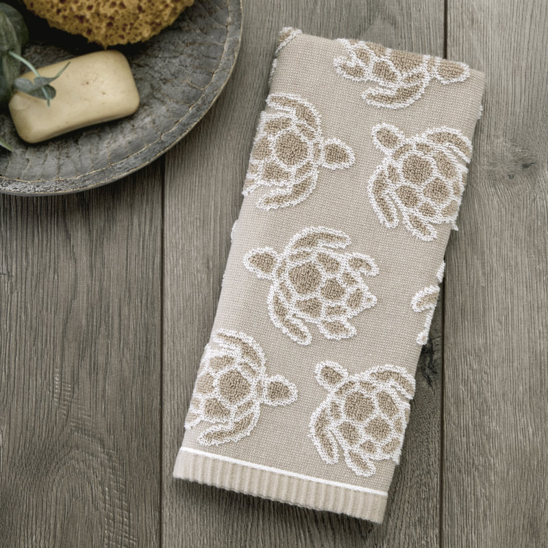 TURTLE SCULPTED JACQ HAND-TAUPE