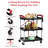 Mirela Metal Bar Cart