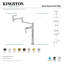 Kingston Brass NuWave Two-Handle 1-Hole Deck Mount Pot Filler Faucet-73174507