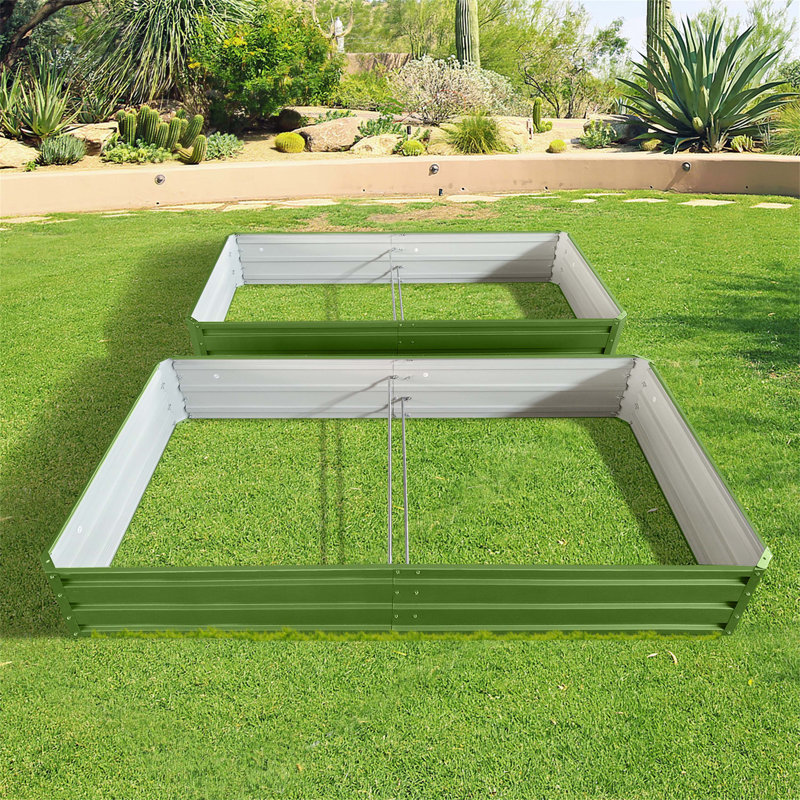 Lit de jardin polyvalent en métal pour une plantation abondante et une utilisation à long terme