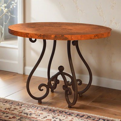 Iron & Copper Occasional Table