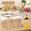 Ensemble de 2 contenants hermétiques pour aliments pour chiens, bac de rangement transparent pour animaux 10 lb