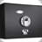 23 Cu Ft Biometric Safe, Keeps Valuables Safe - Black Steel Protects From Unauthorized Access