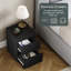 Cunha 29.5cm W Particle Board / Chipboard Bedside Table-428495517