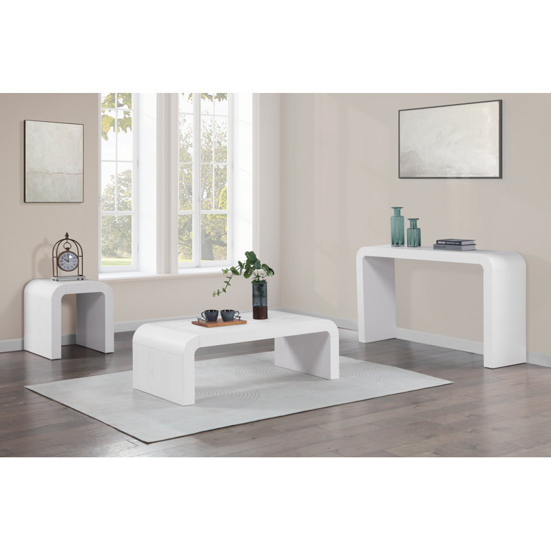 Table basse Toulon, Blanc