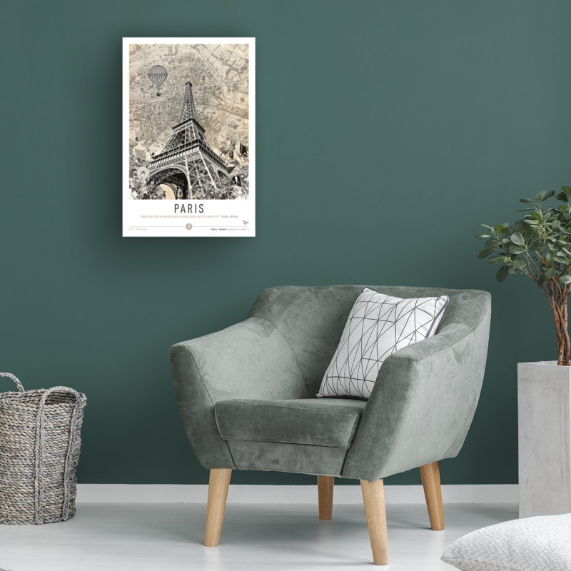 Art sur toile «Bachelor Simon Goggin Paris 2», H 19 po x l 12 po