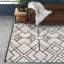 Tapis beige à poils longs texturé Nola-958118191