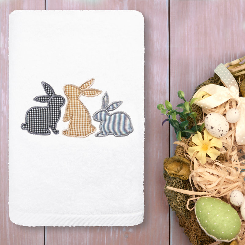 Midweight Hand Towel, White