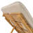 Riviera Outdoor Chaise Lounge With Wheels, Acacia Wood Frame(Set Of 2)