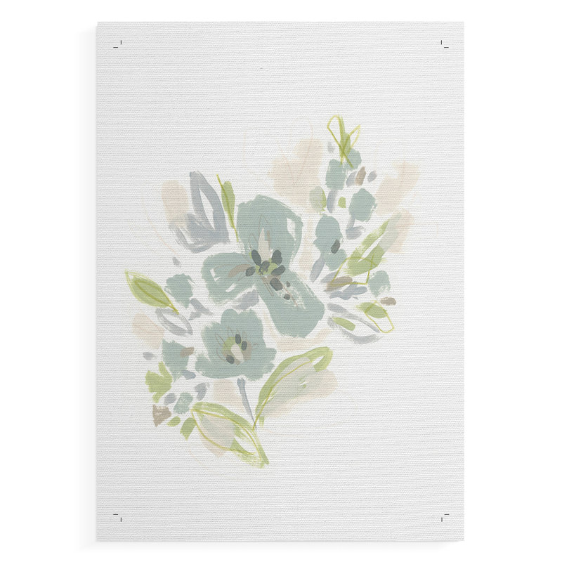 Seafoam Petals III - Impression sur toile seulement - NON CADRE