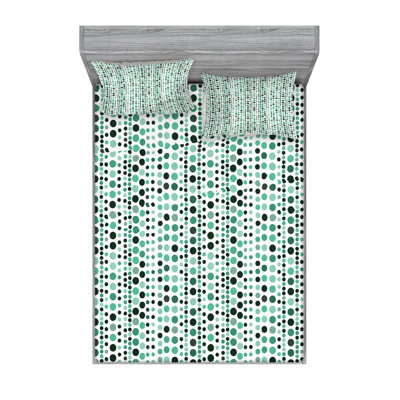 Microfiber Polka Dots Sheet Set