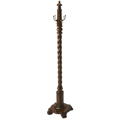 Plantation Cherry Freestanding Coat Rack