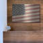 «Vintage American Flag» par Luxe Metal Portfolio-1149900617