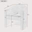 Chaise d'appoint incurvée Ryeli-879610528