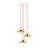 Adjustable Height 3-Lights Metal Body Cluster Pendant