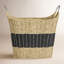 Panier de rangement deux tons Solana Seagrass