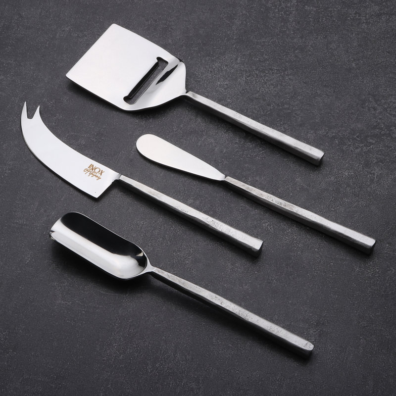 Jason 4 Piece Stainless Steel Cheese Serving Set