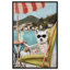 «Beach Reader I Fun Pet», reproduction d'art sur toile par Art Remedy-119975325-123599304