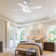 44 In Intergrated Led Ceiling Fan Lighting With Abs Blade