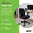 HON Altern Upholstered Low-Back Chair, White Frame, Iris-118914033-118914036