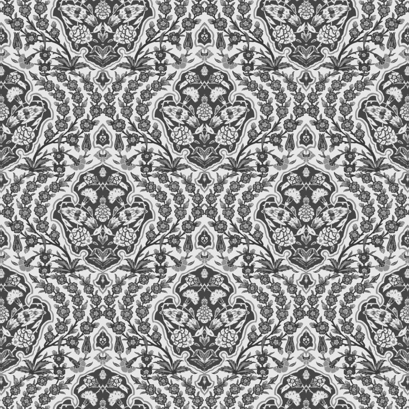 Petit rouleau de papier peint autocollant L 10 pi x l 24 po Nomad, Gris, Non encollé, Faux Grasscloth