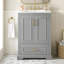 Meuble-lavabo de salle de bain avec lavabo en céramique, tiroirs compartimentés, portes à fermeture en douceur et tablette d'armoire-1296291052-1296290963