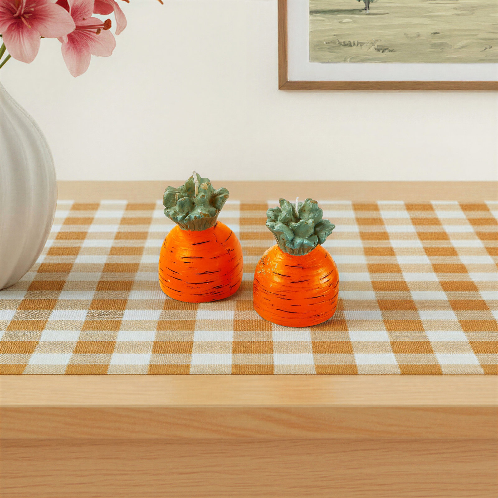 Rumy Carrot Candle S/2