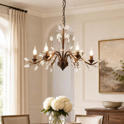 Daraich 6 - Light Dimmable Classic / Traditional Chandelier
