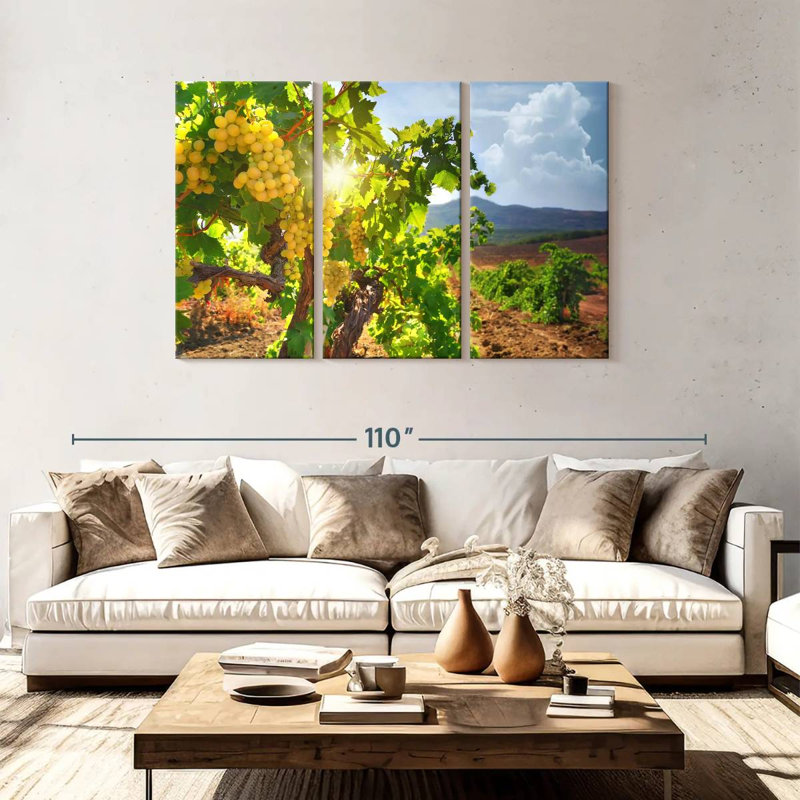 Yarlin Luminous Grape Vine, 48" H x 74" W