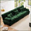 Canapé modulaire capitonné en chenille pour salon-142689249-142689253