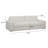 Beckham Cream Upcycled Basketweave 96 Inch Sofa-120090435